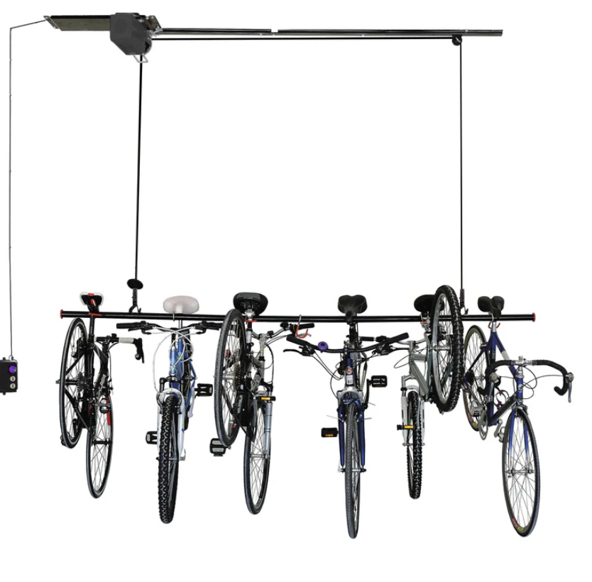 Proslat Garage Gator Power Storage Lift 8 Bicycle 220 lb Kit #68221