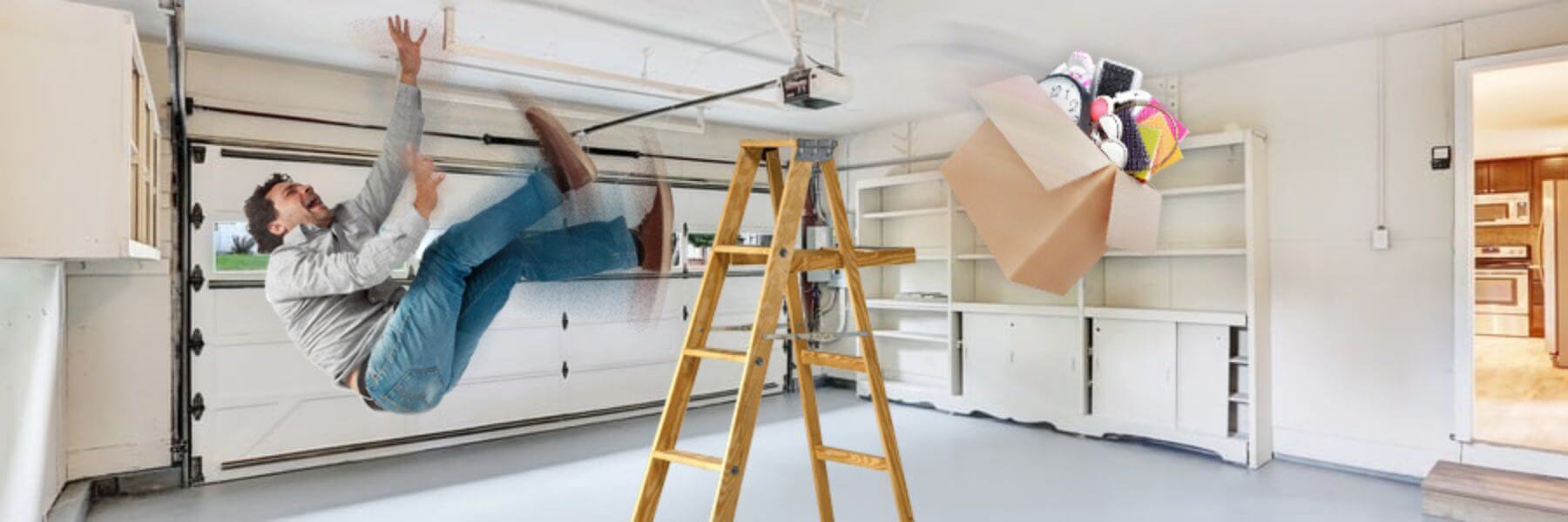 Storage LIfts Direct image of someone falling from ladder