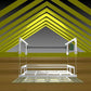 Aladdin Storage Lift (ASL-500) Garage Attic Elevator clearance view in attic